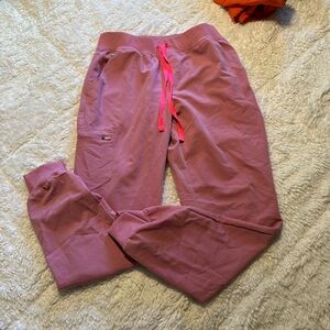 Figs Pink Technical Collection Pants TALL